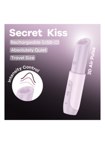 Stimulateur clitoridien de voyage Secret Kiss Satisfyer - CC597869